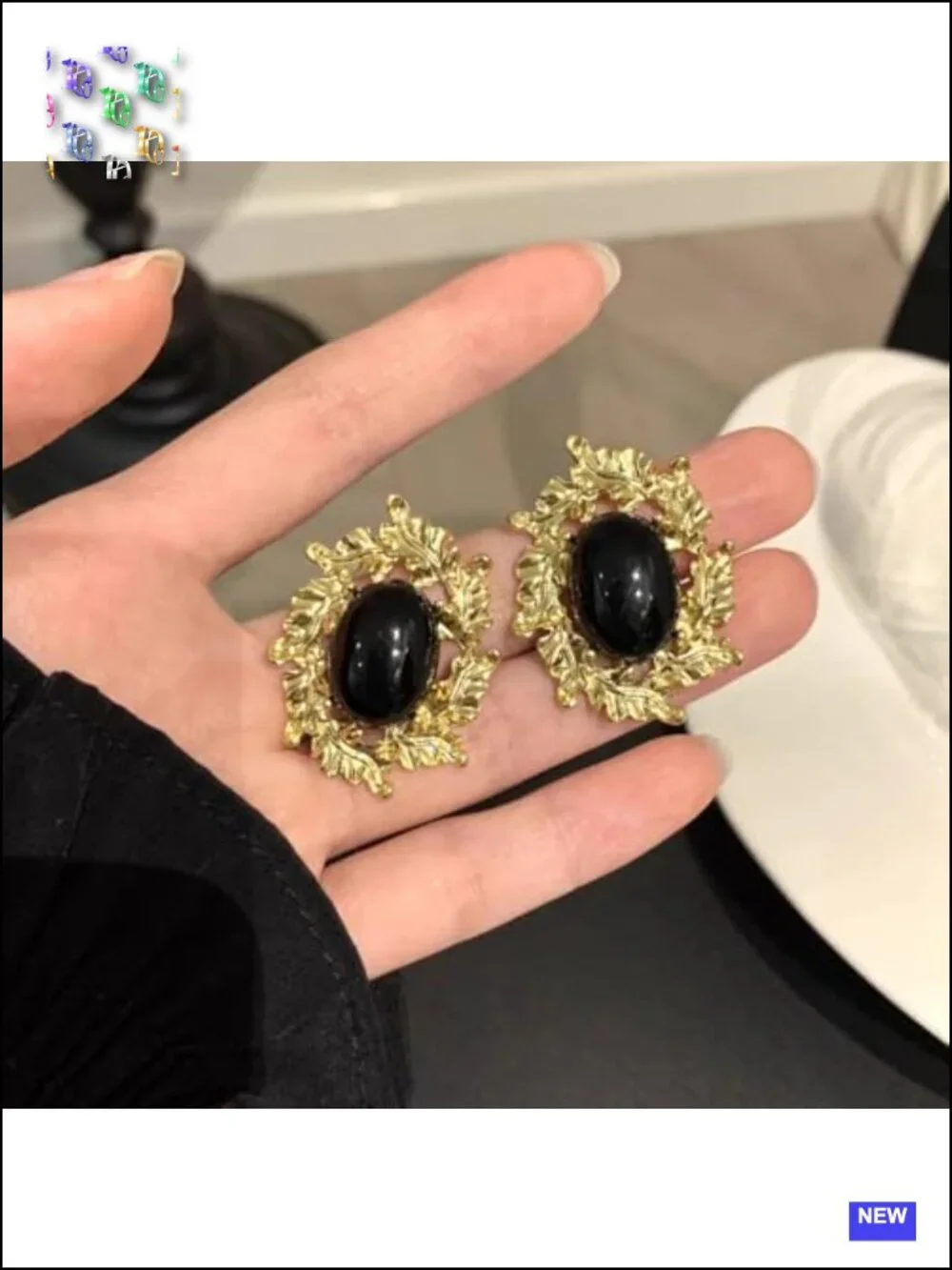 Chunky Acrylic and Crystal Drop Earrings Irregular Geometric Prom Jewelry Gift